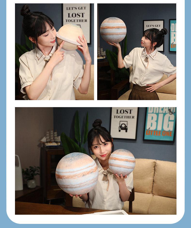 3D плюшевые подушки Земля, Луна, Марс и Солнце - развивающие сферические игрушки