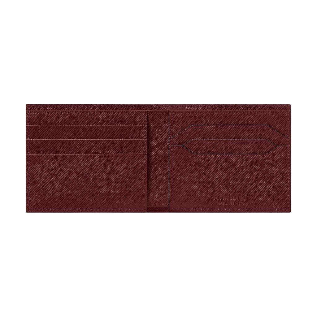 Montblanc Брендовая Однотонная Кожаная Кошелек с Шестью Отделениями для Карт Мужской Кошелек Коричневый 130825