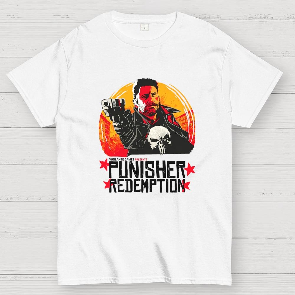 Punisher Redemption Cotton Casual Cool Loose T-Shirt