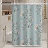 Bathroom Thickened Waterproof Curtain Mildew Proof Shower Curtain Shower Partition Curtain Shower Curtain Bathroom Curtain Free Perforation