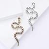 Retro Alloy Enamel Pattern Snake Brooch Creative Personality Men'S And Women'S Suit Shirt Corsage Jewelry Pin