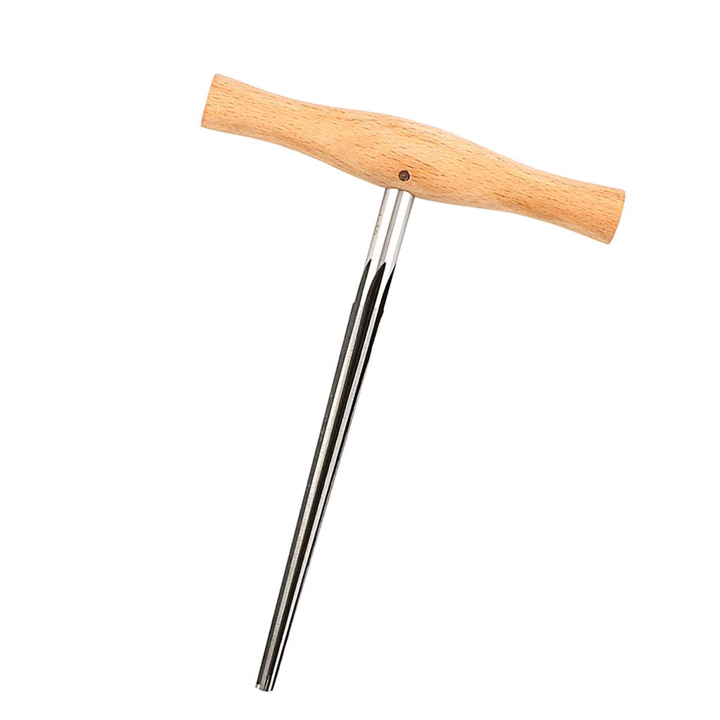 Расширитель для отверстий под колки для скрипки с деревянной ручкой 1:30 конус 3/4 4/4 Viola Peg Ream T-образная ручка Bridge Pin Ream проста в использовании