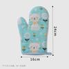 Heat Resistant Oven Mitts Kitchen Baking Grilling Microwave Handling Thick Insulated Cotton Gloves