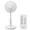 Вентилятор Abitelax с двигателем постоянного тока, циркуляционный вентилятор постоянного тока, белый, 3D, автоматическое качание, 8 уровней регулировки высоты, светодиодный индикатор постоянного тока, гостиная с пультом дистанционного управления