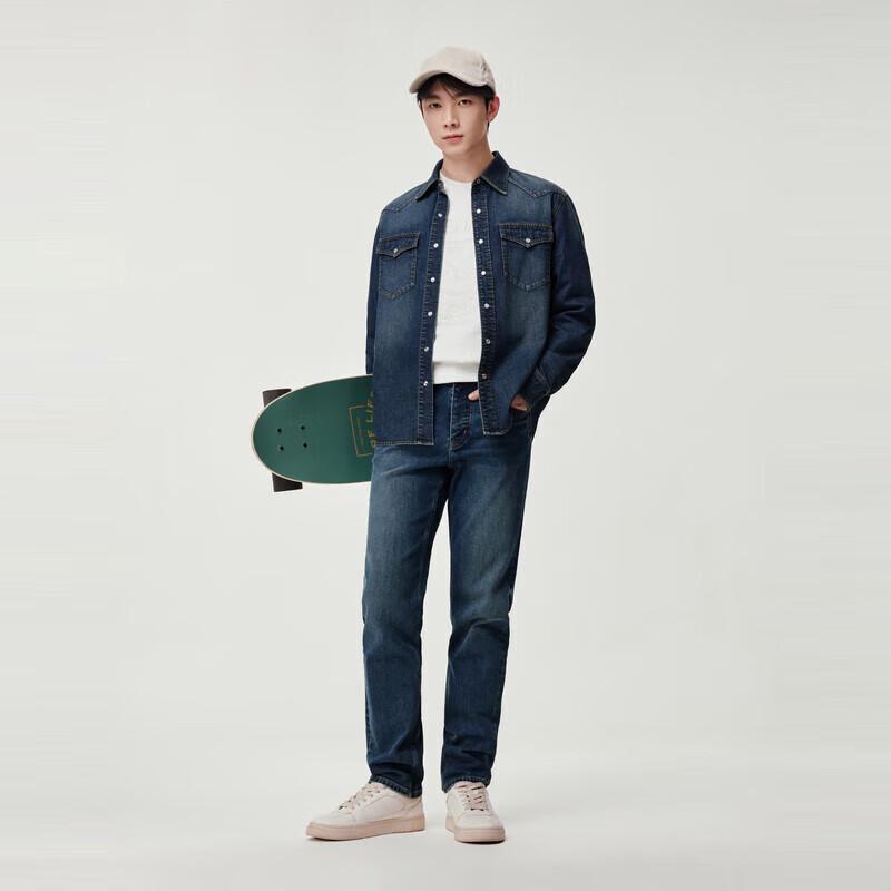 JOEONE Мужские зимние термоджинсы из денима Air PRO