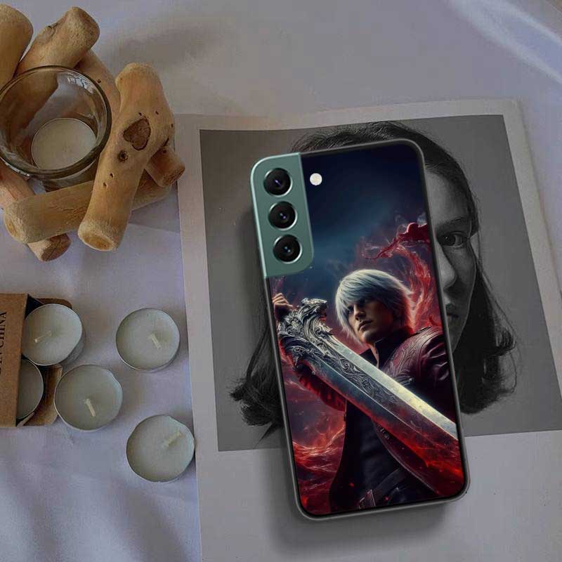 Чехол для телефона D-Devil May Cry DMC для Samsung A15 A25 A35 A55 Galaxy A12 A22 A32 A52 A72 A54 A34 A24 A14 A53 A33 A23 A13 A73 A42 5G
