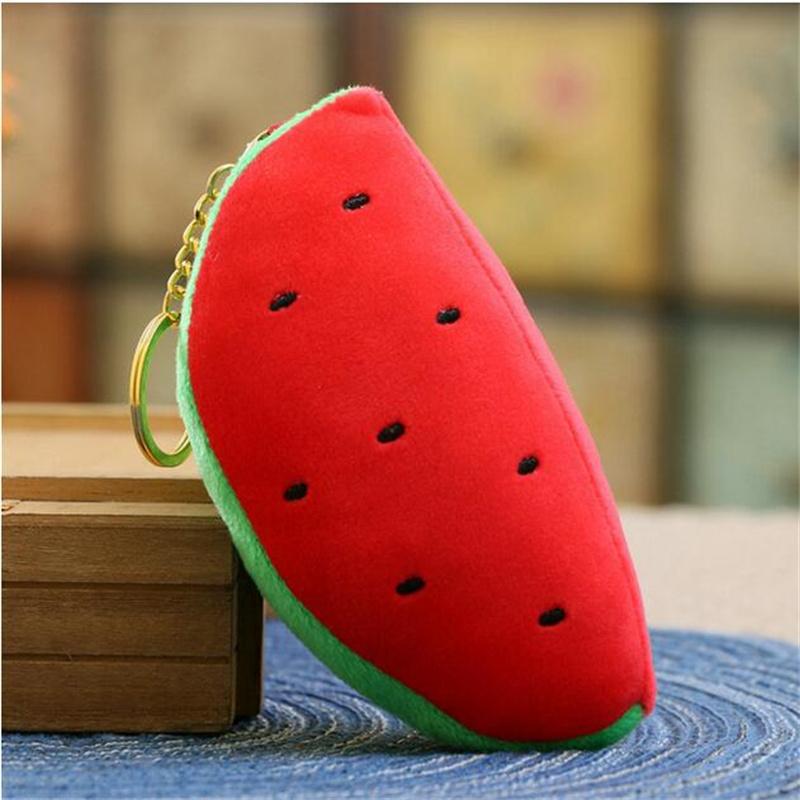 10 см Мини-фруктовые куклы Овощная плюшевая игрушка Яблоко Банан Клубника Перец Апельсин Арбуз Морковь Ананас Вишня Имитация