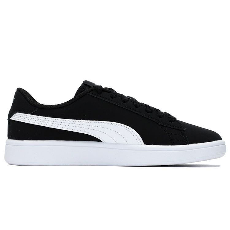 Puma Smash v2 Buck - Кроссовки унисекс черные серебристые белые 365160-68