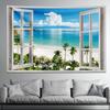 VIKAMA Beach Wall Tapestry Tropical Palm Tree Hanging Decor Perfect for Living Rooms to Create a ResortStyle Ambiance
