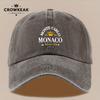 Кепка-бейсболка Винтажная Королевского Клуба Монако Регулируемая Snapback Легкая Унисекс Шляпа для Рыбалки на Открытом Воздухе Пляжа Барбекю