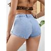 Женские удобные джинсовые шорты узкого кроя INS, женские юбки нестандартной формы