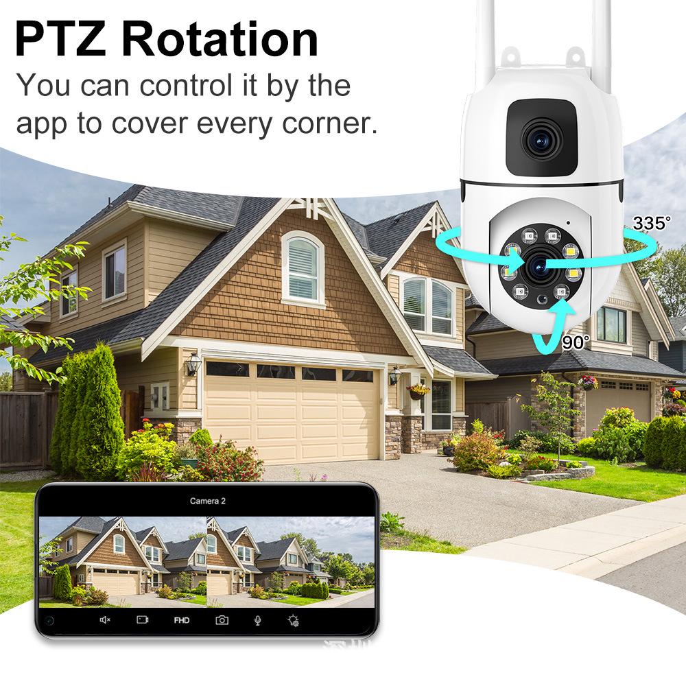 Умная HD цветная бинокулярная камера ночного видения 3 Мп с WiFi, Bluetooth и двусторонней голосовой связью