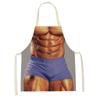 68x55 см бикини мускулистый мужской кухонный фартук из хлопка и льна для уборки дома кухонные аксессуары тест на масло барбекю нарезанный
