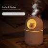 Увлажнитель воздуха Cute Cat Cool Mist для дома, ночник Cat Essential Pure Air для детской комнаты, легкая очистка, тихая работа, белый цвет
