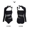 Swimsuit Women's One-piece Triangular Belly Cover Slim Figure Sexy South Korean Ins Style Hot Vacation