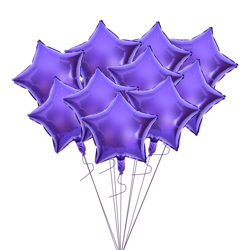 10pcs 10 Aluminum Foil Balloons Party Wedding Birthday Decor