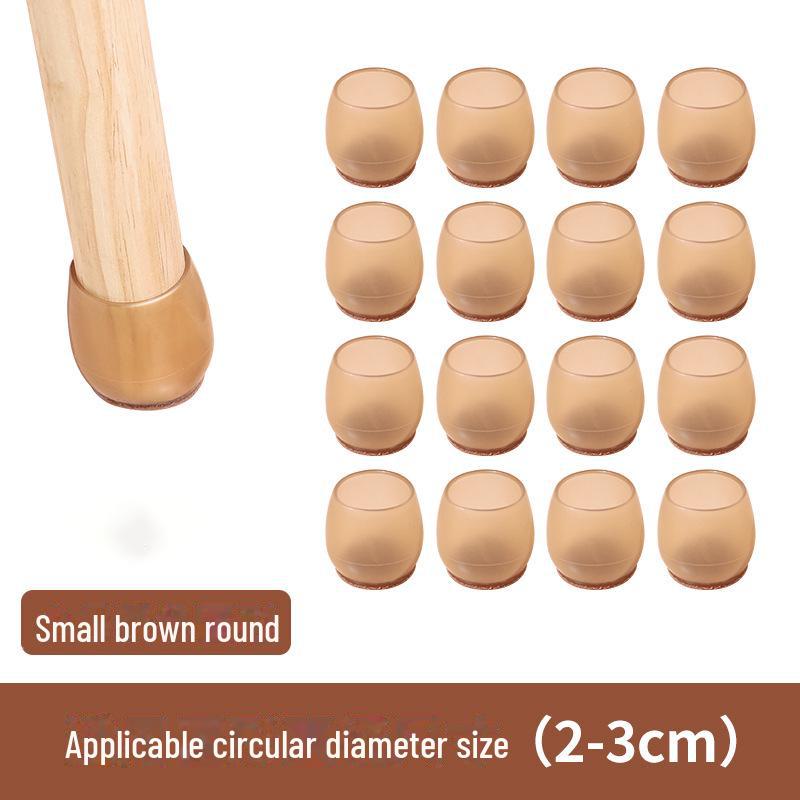 Бесшумные силиконовые противоскользящие защитные накладки на ножки столов и стульев