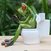 Funny Leggy Frog Statue Sculpture Nordic Creative Animal Indoor Figurines Office Living Room Desktop Home Decoration Accessories