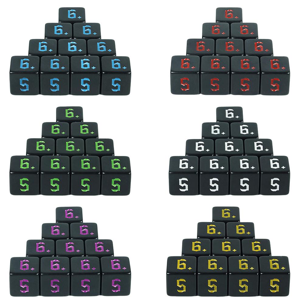 Dormia D6 Dice Dice High Class Acrylic Colourful Ink Filling Fantasy Vintage Style Font Style For DND Game Entertainment Supplies