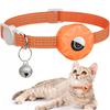 Ошейник-трекер для кошек со светоотражающими полосками, водонепроницаемый регулируемый ошейник для безопасности домашних животных, чехол для обнаружения кошек