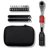 Bike Repair Tool Kit with Ratchet Wrenches Compact Lightweight Multi-Functional Ideal for Bike