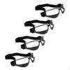 Bulk 4 Sports Dribbling Glasses, Dribble Specs Eyewear Goggles with Elastic Strap, Black