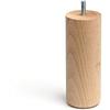 Деревянная ножка - AMIG - Мод.447 - Цилиндрическая - Необработанная отделка - Ø5,8 x 15 см