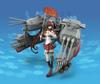 TAMASHII NATIONS Armor Girls Project KanColle Ямато Кай 140 мм окрашенная подвижная фигурка приблизительно. АБС и ПВХ