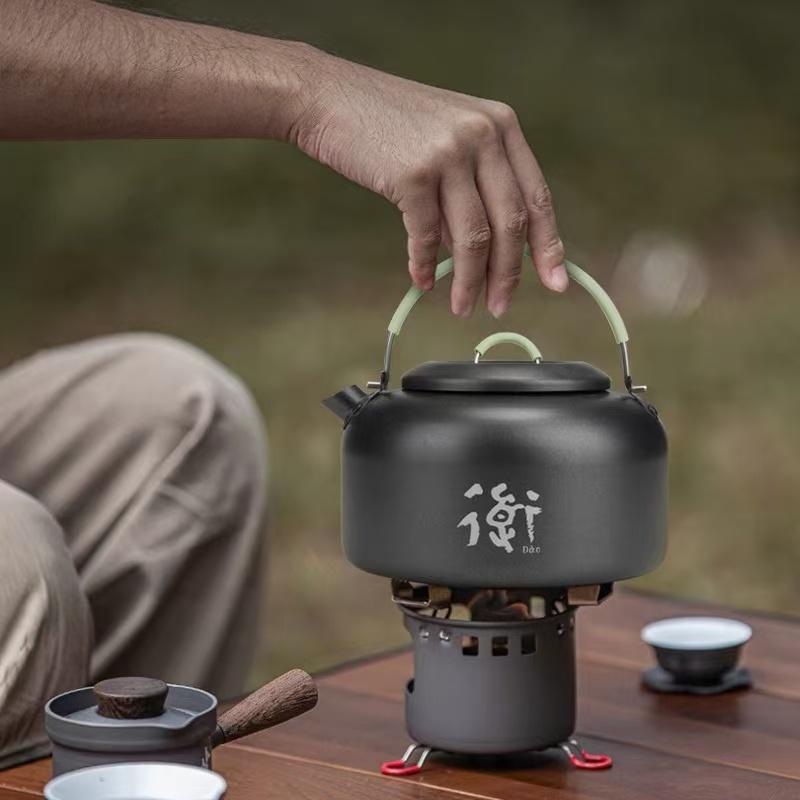 ALOCS 1,4 л Походный чайник для воды Портативный легкий алюминиевый походный чайник для воды Энергосберегающая версия Походный чайник для воды