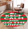 South Sydney Rabbitohs Pattern Round Rug, Indoor/Outdoor Mat, for Picnic, Gameroom, Bedroom, Office, Living Room, Home Decor Carpet, Birthday Gift