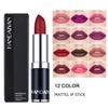 Velvet Matte Lipstick Long-Lasting Soft Mist Moisturizing Formula Non-Fading Rich Color Lip Care