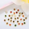 20pcs 5.5mm Flower Buckles Handmade Mini Cartoon Buttons Stuffed Toys Accessories  1/6 Doll