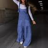 New Autumn Print Waist Strap Overalls Pants Women