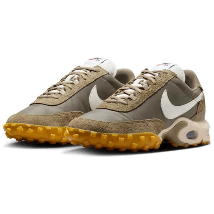 Nike Air Max Waffle Racer SP Matte Olive Unisex Sneakers Green Sail Gum-Light-Brown FV6946-302
