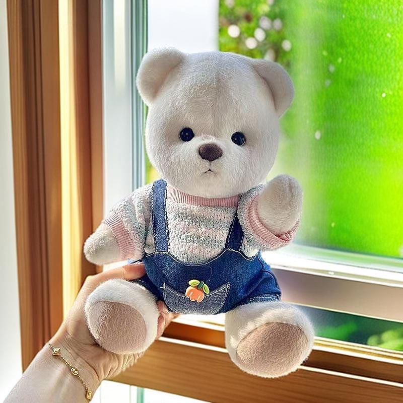 Плюшевая кукла медведь с 11 шарнирами: Трансформируемая тряпичная кукла в подарок для девочек