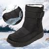 Waterproof Snow Boots for Women Comfort Plush Lined Non Slip Winter Boots Woman Plus Size 44 Soft Sole Warm Ankle Booties