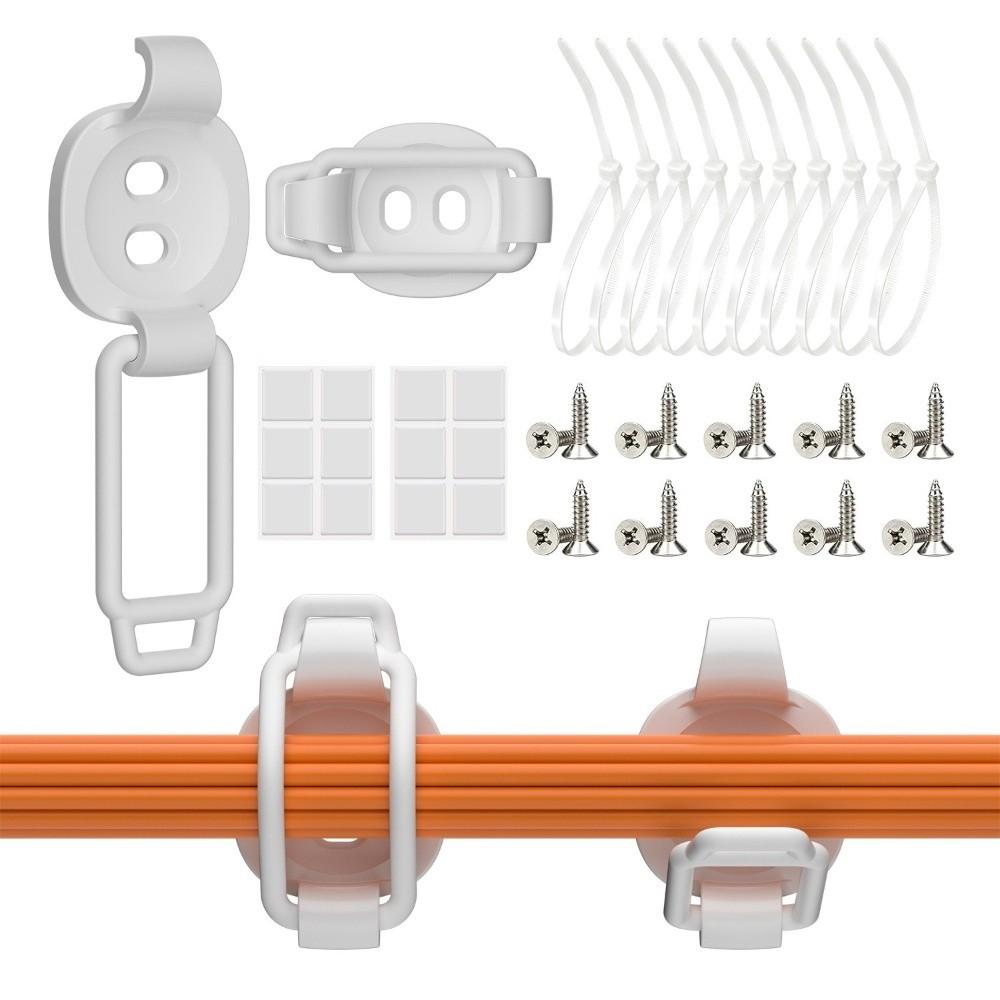 1 Set Weather Resistant Outdoor Light Hanger Clip Light Hanging Clip Cable Management