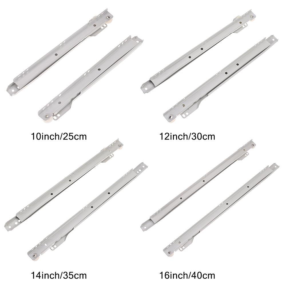 Мебель Две направляющие для шкафа Направляющие для ящиков Компьютерный стол Выдвижные шкафы Ролик для клавиатуры