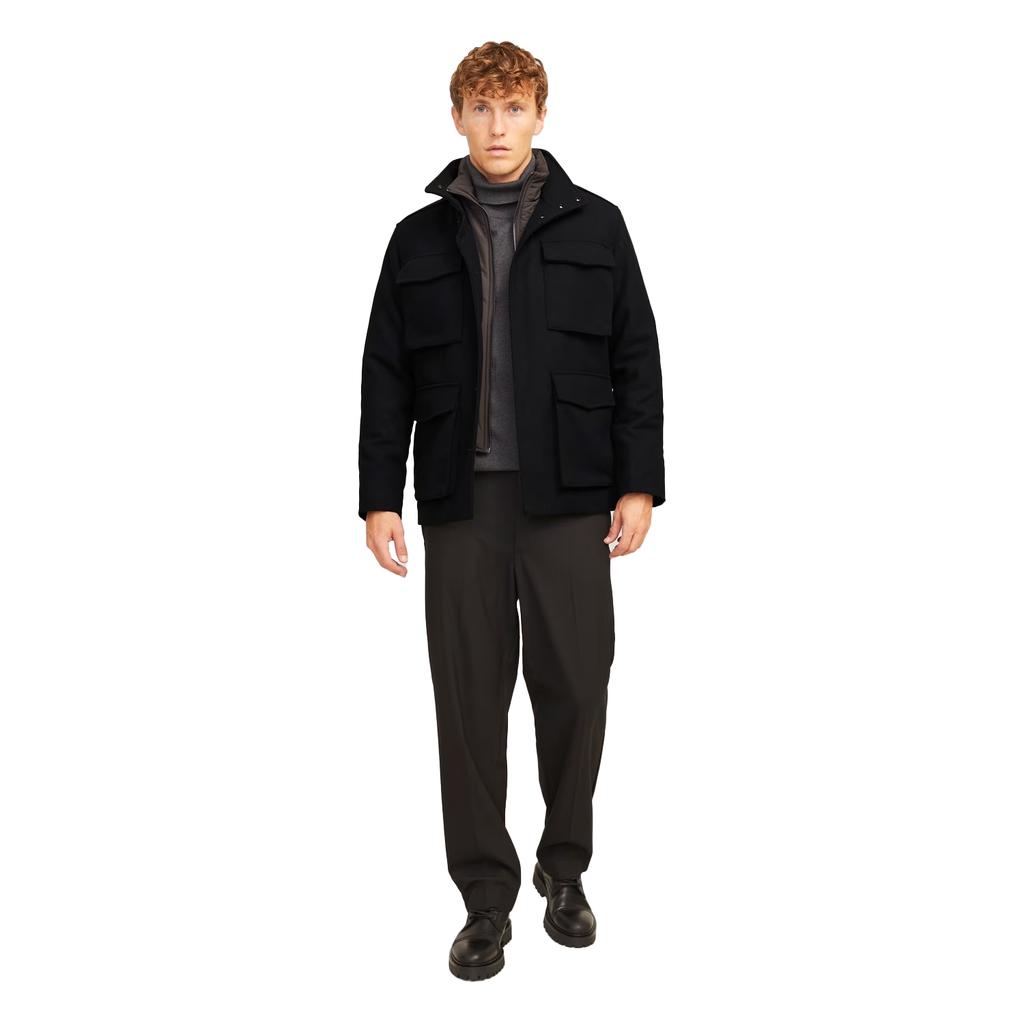 Jack And Jones Mens Alex Multi Pocket Regular Field Jacket