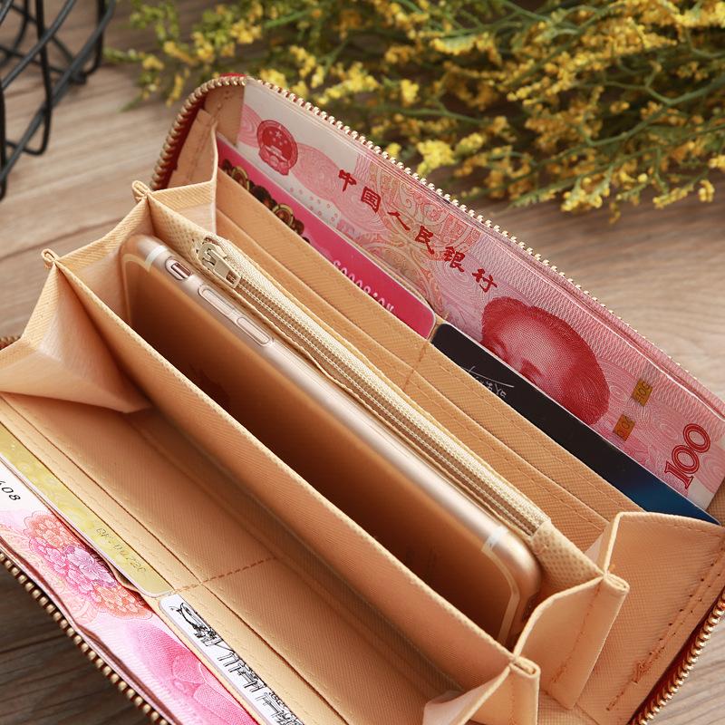 Женские кошельки с бантом и молнией - Кошелек, держатель для карт и монетница