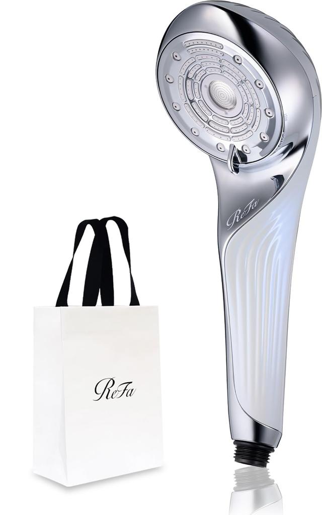 Store ReFa FINE BUBBLE FINE BUBBLE U White Shower Head with Shopper Nano Bubble Bath Supplies Bath New Model [Official Only] U/ReFa