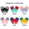 4-10Y Winter Warm Thick Cute Baby Gloves Magic Mittens Imitation Cashmere Kids Baby Gloves