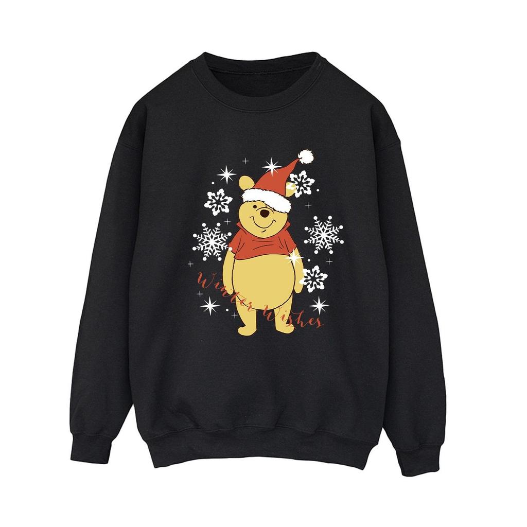 Disney Womens/Ladies Winnie The Pooh Winter Wishes Sweatshirt