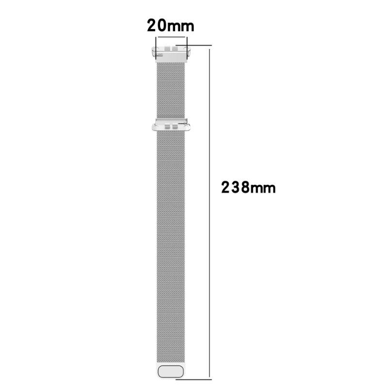 Миланский браслет для часов с быстросъемным креплением для Honor Choice ROSSINI 2i, сетчатый ремешок из нержавеющей стали