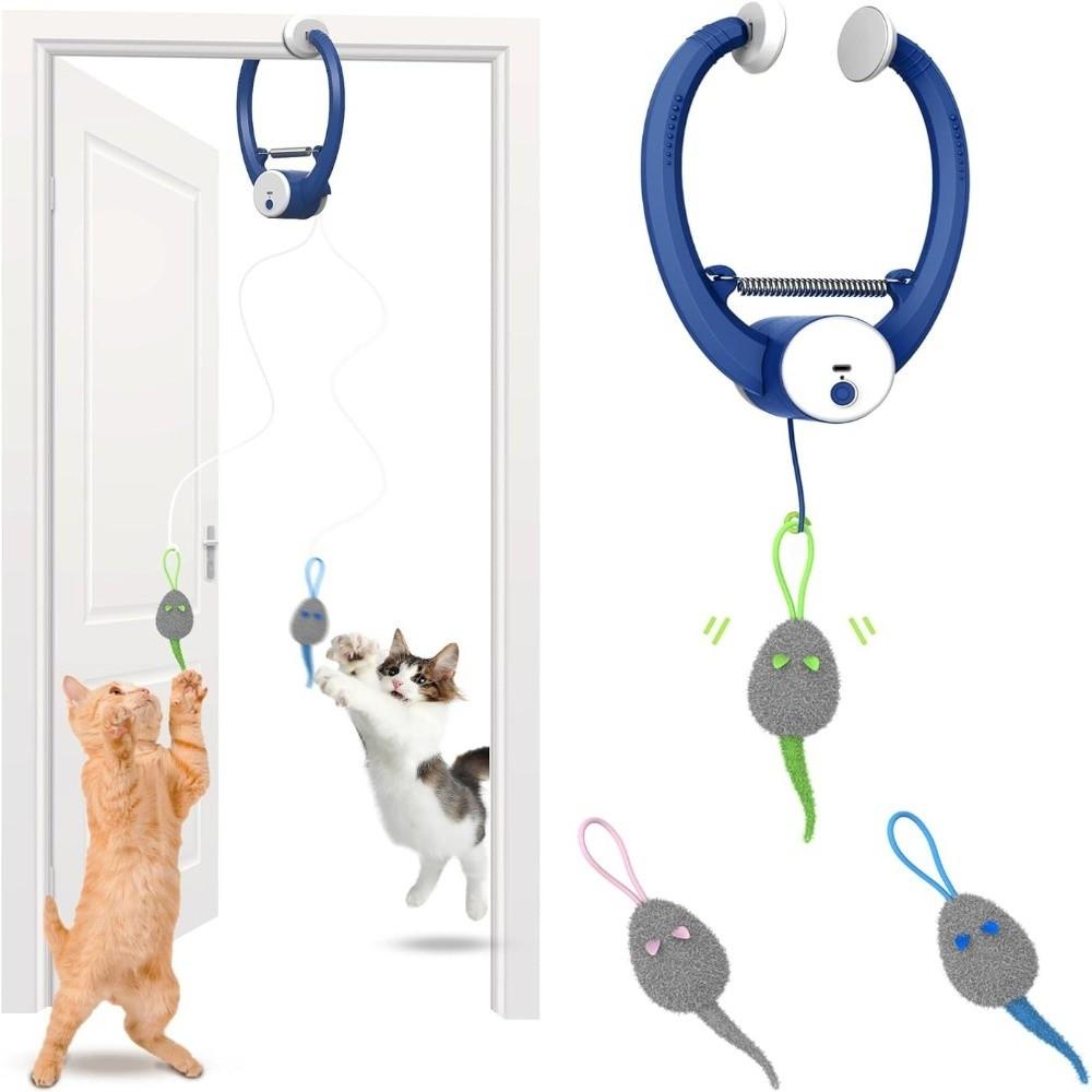 USB Rechargeable Cat Yo-Yo Electric Toy Self-entertainment and Fun Smart Teasing for Cats Automatic Lifting