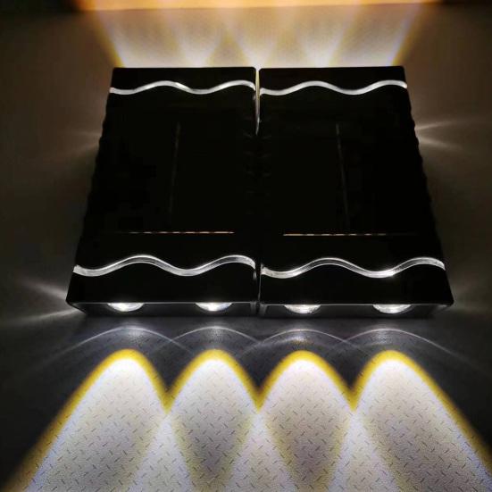 Солнечные фонари для сада на открытом воздухе Декоративная настенная композиция Светящиеся настенные светильники для дома Настенные светильники для дома Водонепроницаемые солнечные лампы для декора стен в патио