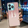 Lucky Letter Jelly Color Simple Phone Case For ZTE Blade A75 4G Soft Black Case ZTE Blade A75 4G Anti-scratch Cover