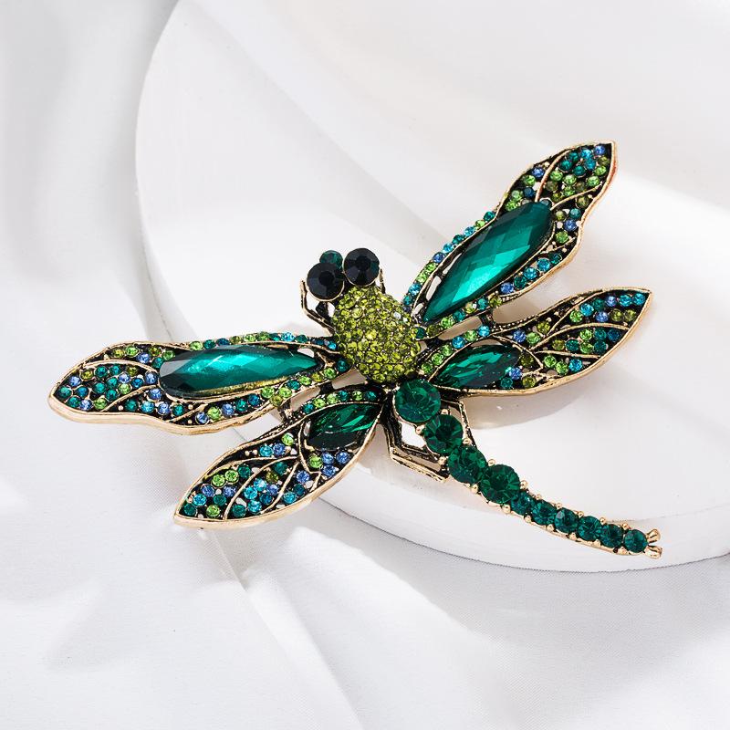 Alloy Dragonfly Brooch - Cute Girls' Pin, Fashionable and Unique Headpiece Accessories