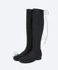 Then Nia Sheer Mesh Boots / Black