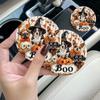 Cartoon Car Water Cup Pad Car Interior Decoration Anti Slip Pad Storage Pad Car Accessories Halloween Gifts